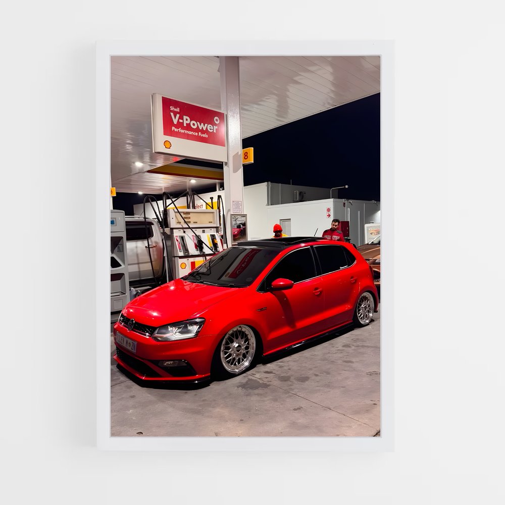 Poster GTI Polo raffiné – affiche Volkswagen (vue 3)